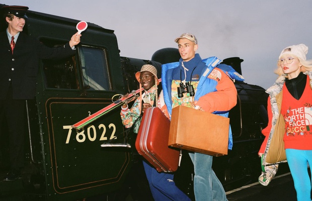 All Aboard Francis Bourgeois' "Whimsical Alpine Train World" for The North Face X Gucci