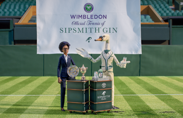 Sipsmith's Mr Swan Makes His Centre Court Debut in Wimbledon Partnership Spot