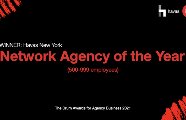 Havas New York Wins 'Network Agency of the Year' at The Drum Awards for Agency Business 2021