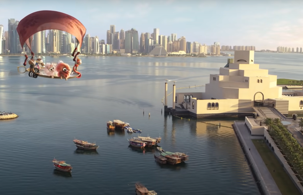 Cute Keychain Characters 'Experience a World Beyond' in Qatar Tourism Spot