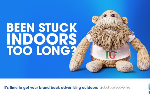 Mr. President Gives the PG Tips Monkey Lockdown Hair to get Brands Advertising Outdoors 