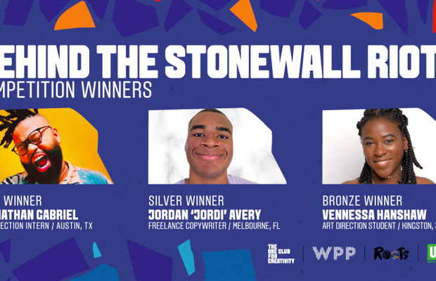The One Club and WPP Announces 'Behind the Stonewall Riots' Winners