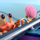 Cute Crabs ‘Live Life Free’ at a Fairground in Freesat Campaign from TMW Unlimited