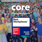 Core Recognised as a Best Large Workplace in Ireland 2022