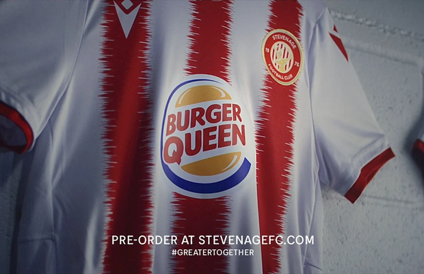 Burger King Becomes Burger Queen for Stevenage FC Women Sponsorship