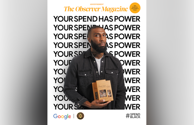 Google Launches Observer Magazine Ad Takeover with Black Pound Day 