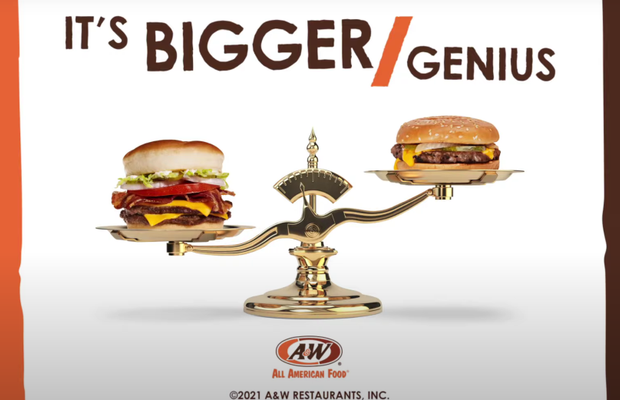 “It’s Bigger, Genius” - How A&W Is Reattempting Its Third-Pound Burger Fail 