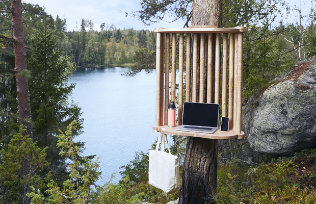 European Green Capital Lahti Takes Remote Working to the Woods with Nature Inspired Workstations 