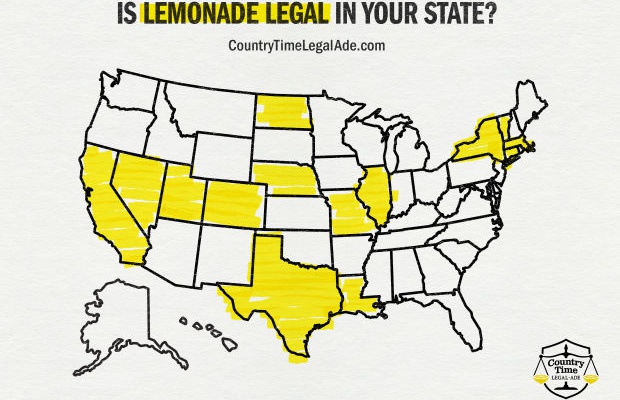 Country Time Takes A Stand To Legalise Lemonade Stands In All 50 - 