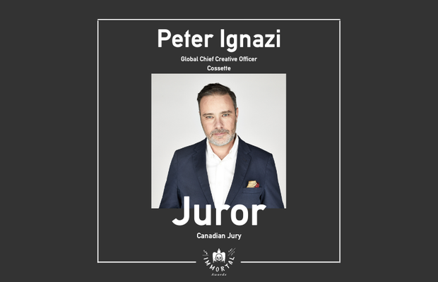 Cossette's Peter Ignazi Joins The Immortal Awards Jury