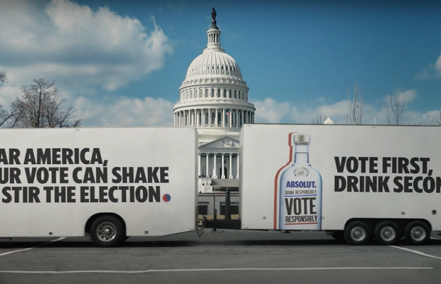 Pernod Ricard and Absolut Puts its Power in People to #VoteResponsibly 