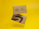 Small Businesses Encourage People to Shop Local with Business Cards Made from Used Amazon Boxes