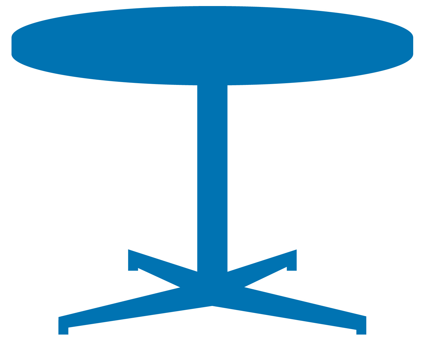 Blue Table Post