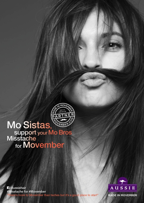 Ladies, Show off Your 'Misstaches' This Movember with Aussie Haircare |  LBBOnline