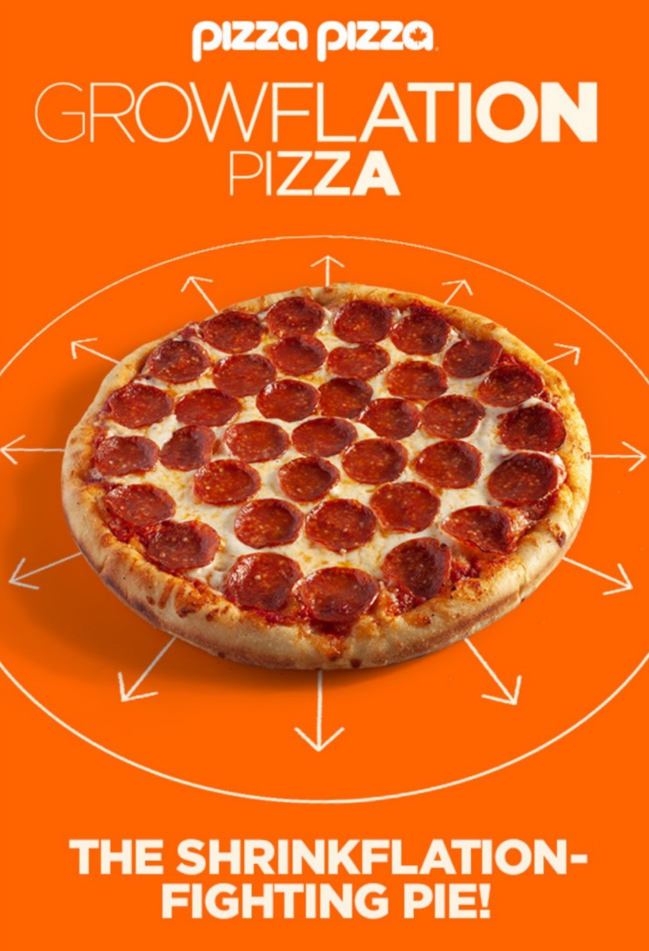 Pizza Pizza Bites Back Against Shrinkflation by Sizing Up a Pizza