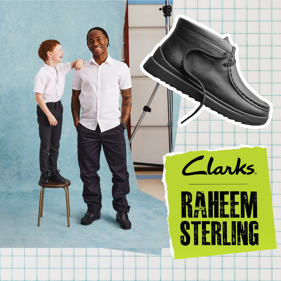 redaktionelle Layouten komme Playmaker's Carly Cussen and Raheem Sterling Went Back to School for  Hilarious Clarks Commercial | LBBOnline