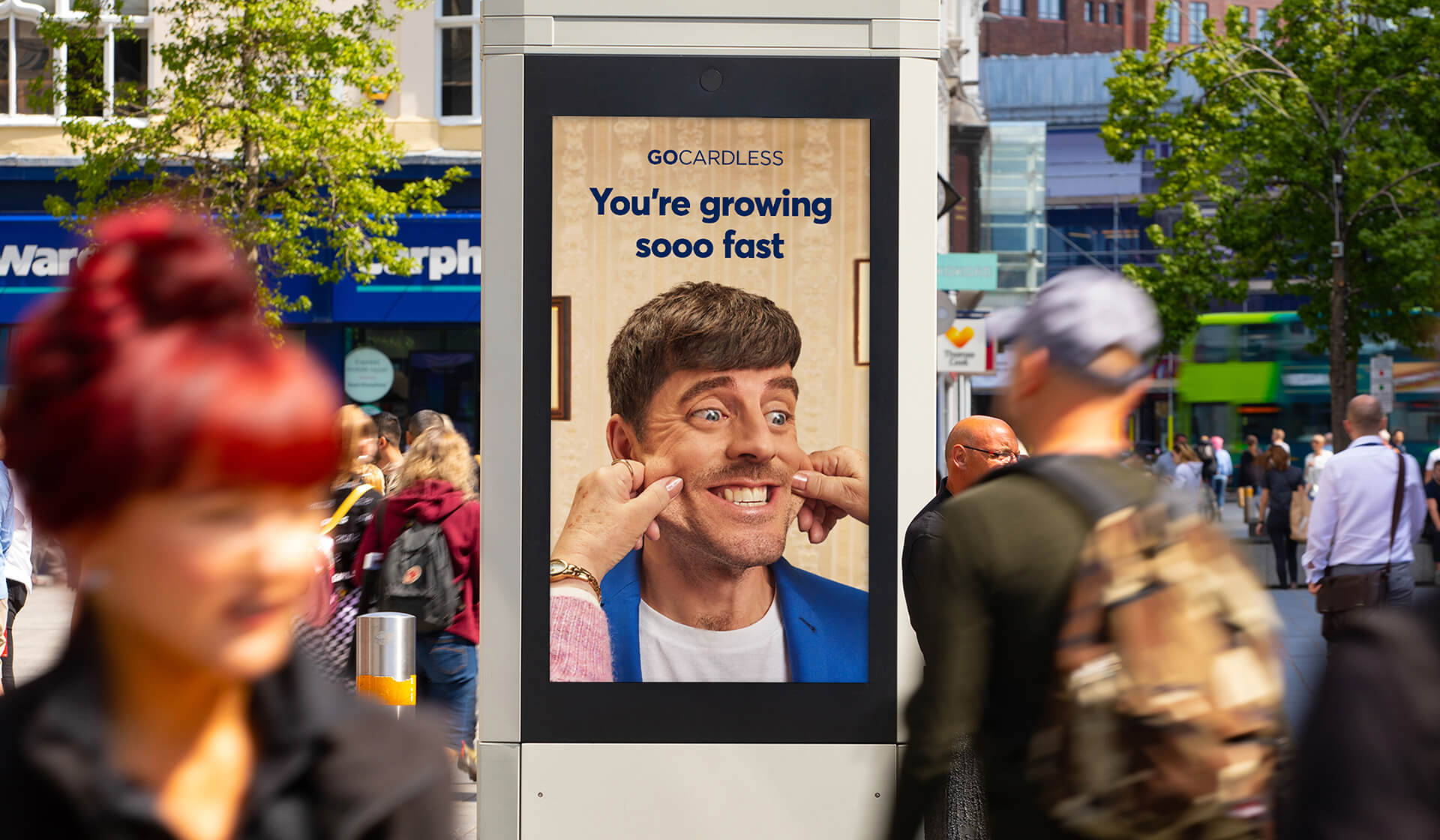 GoCardless Grandma You're Growing Sooo Fast - Fintech Advertising - Ad Campaign by Mellor&Smith - Paul Mellor
