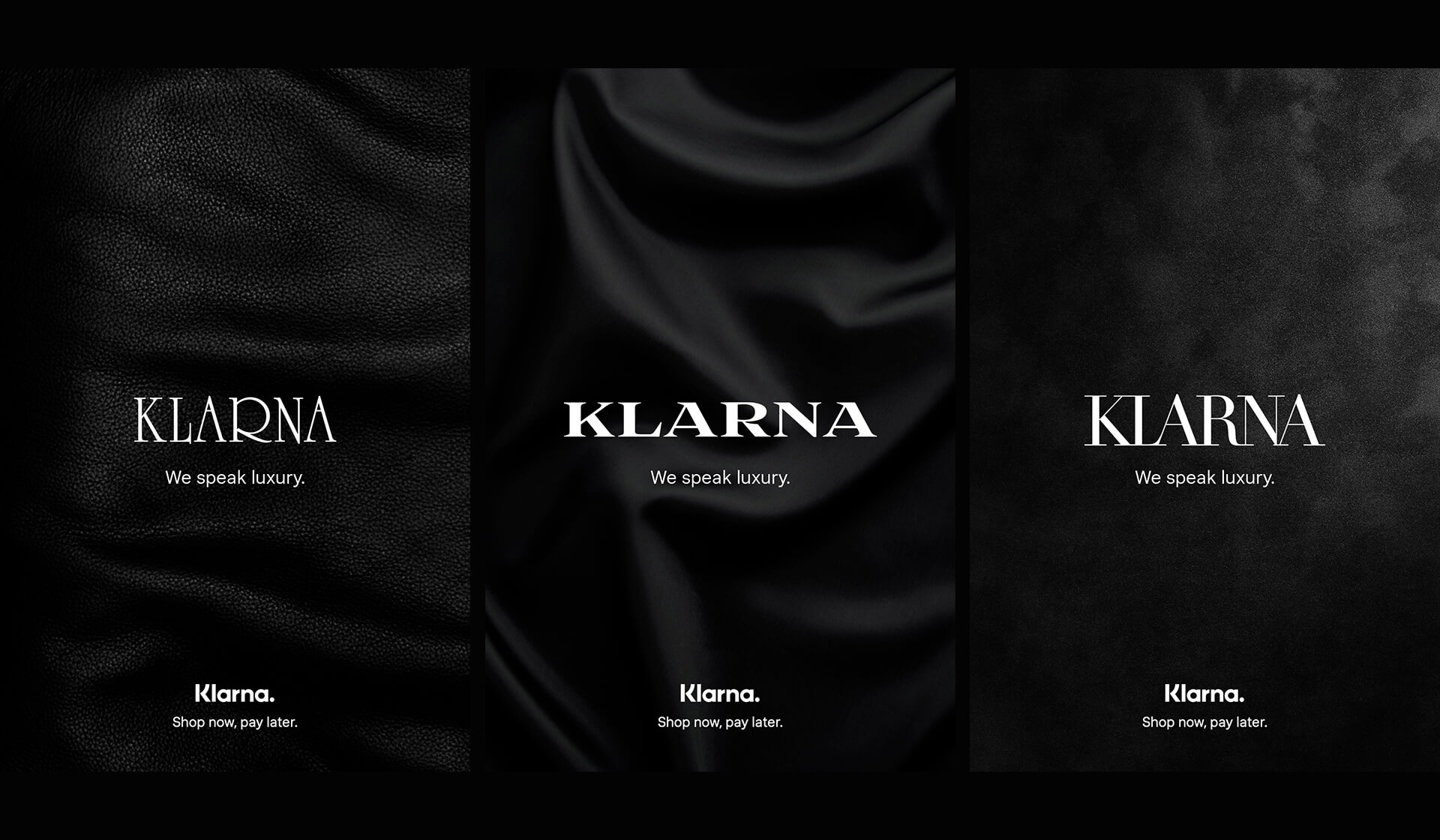 Klarna Ad Campaign - We Speak Luxury - Mellor&Smith, Paul Mellor