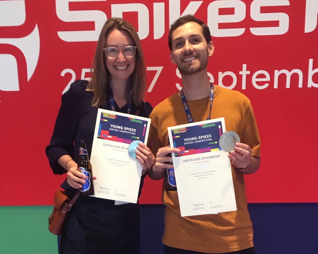BWM Dentsu’s Rosie Double and Scott Pritchett Score Silver at Young Spikes