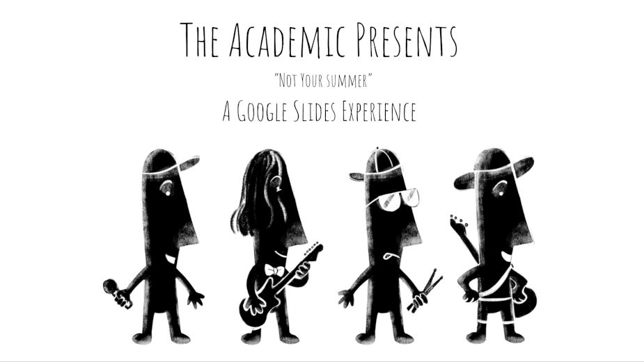 Irish Indie-Rock Band the Academic Hosts World’s First Live Animation Performances in Google Slides