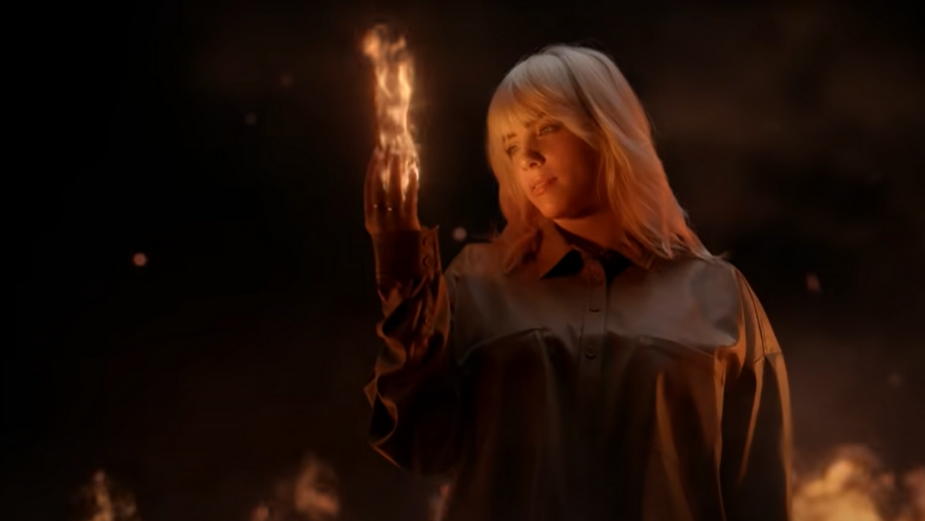 Conjuring Fire and Rain for Billie Eilish x Adobe