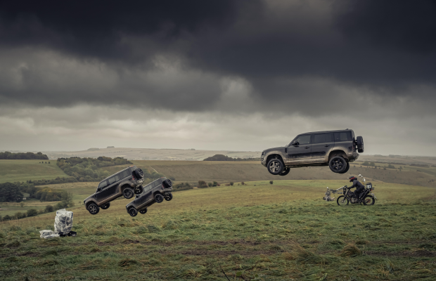 Land Rover Defender Files Into Action For The Ultimate James Bond Test Lbbonline