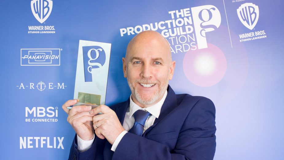 Cinelab London's Andy Hudson Receives The Production Guild of Great Britain Innovation Award