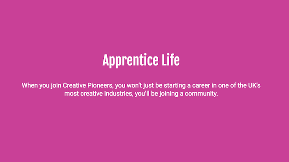 Industry Launches First Creative Apprenticeship Programme to Diversify Department