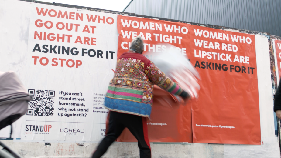 'Asking For It' OOH Campaign Encourages Passers-by to Tear Down Victim Blaming Posters