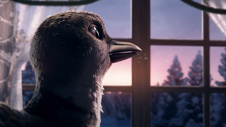 Adorable Baby Loon Makes Its Way Home for Christmas in Festive Air Canada Spot 