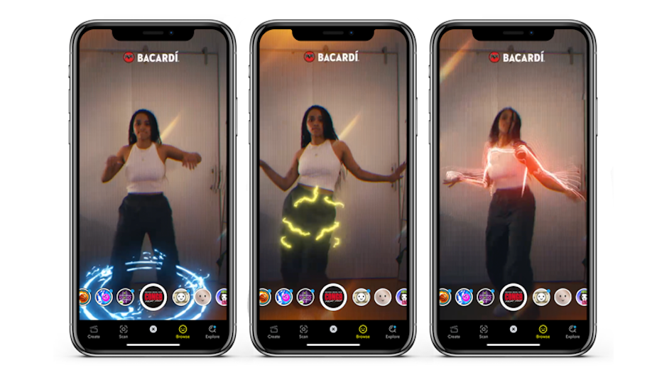 BACARDÍ and Snapchat Turn Movement into Music with Dance Tutorial AR Lens 