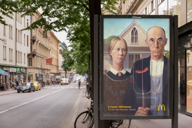 Nord DDB Sweden Puts Bacon on Famous Artworks for McDonald's