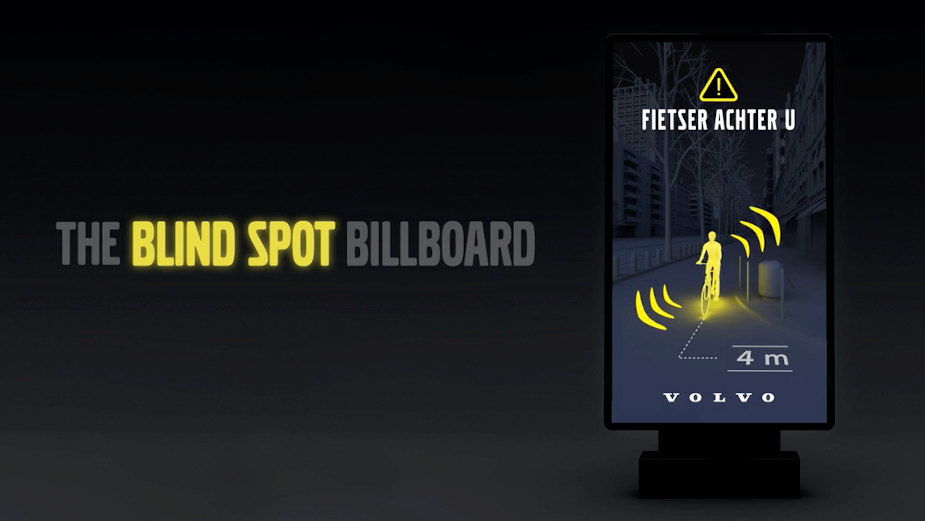 Volvo Shares its Blind Spot Technology by Putting it in a Digital Billboard