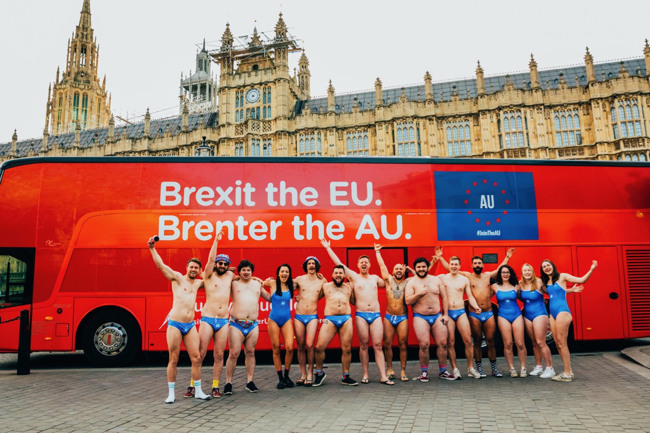 Amid Brexit Chaos Budgy Smuggler Calls on the UK to Leave the EU and #JoinTheAU