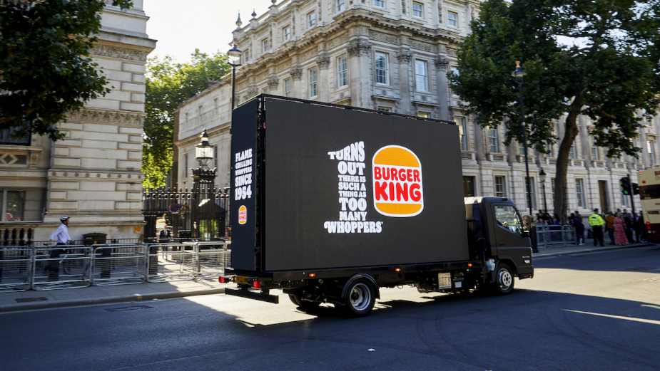 Burger King Pulls a Whopper Stunt Outside No.10 Downing Street