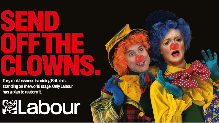 Labour Urges Us To “send Off The Clowns” In New Campaign Lbbonline 