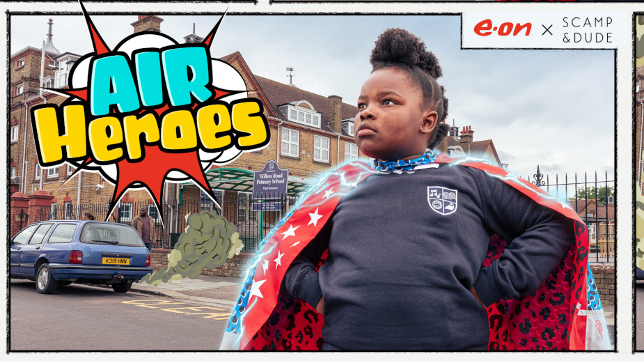 E.ON Energy and Fashion Brand Scamp & Dude's Superpowered Cape Helps Kids Become ‘Air Heroes’