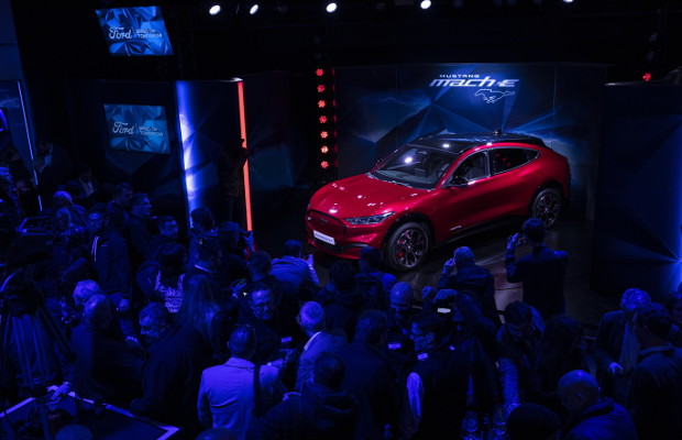 Ford Launches All Electric Mustang Mach-E at London's Marble Arch 