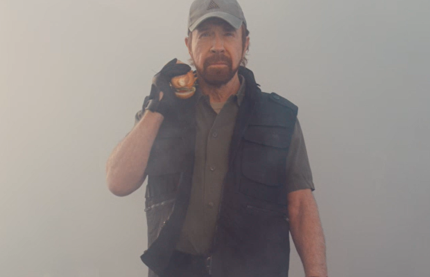 Chuck Norris Defeats Hunger with Fuel Chain QuikTrip's Snackle 