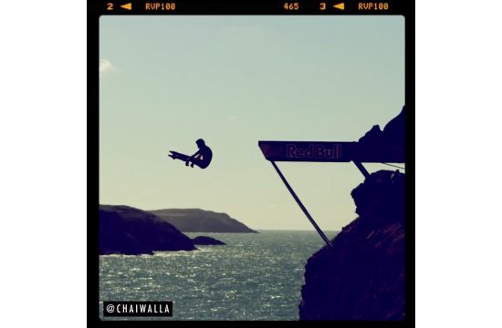 Red Bull's Stop Motion Cliff Dive