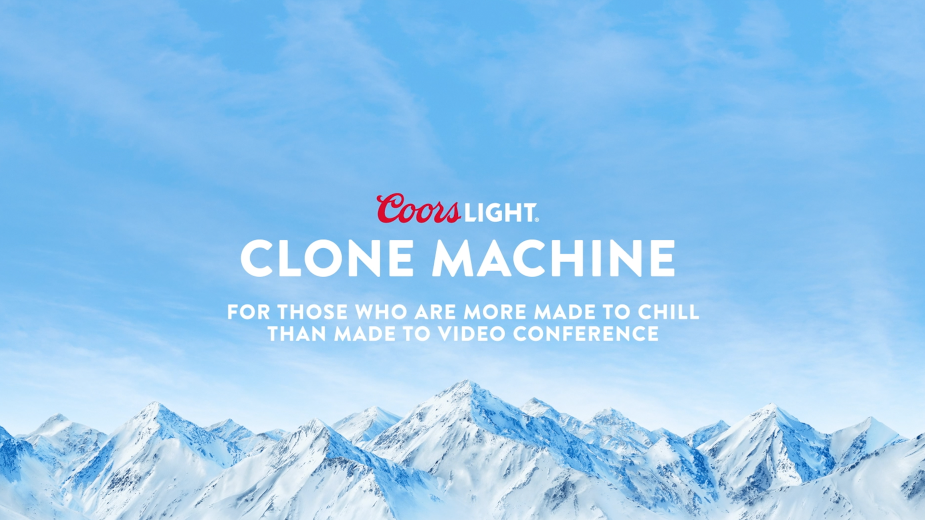 Coors Light Clone Machine to the Rescue for All Your Boring Video Conferencing Needs