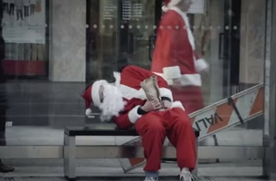 Crew Cuts' New Tongue-in-Cheek Christmas Campaign Urges Us All to Avoid SantaCon 2017