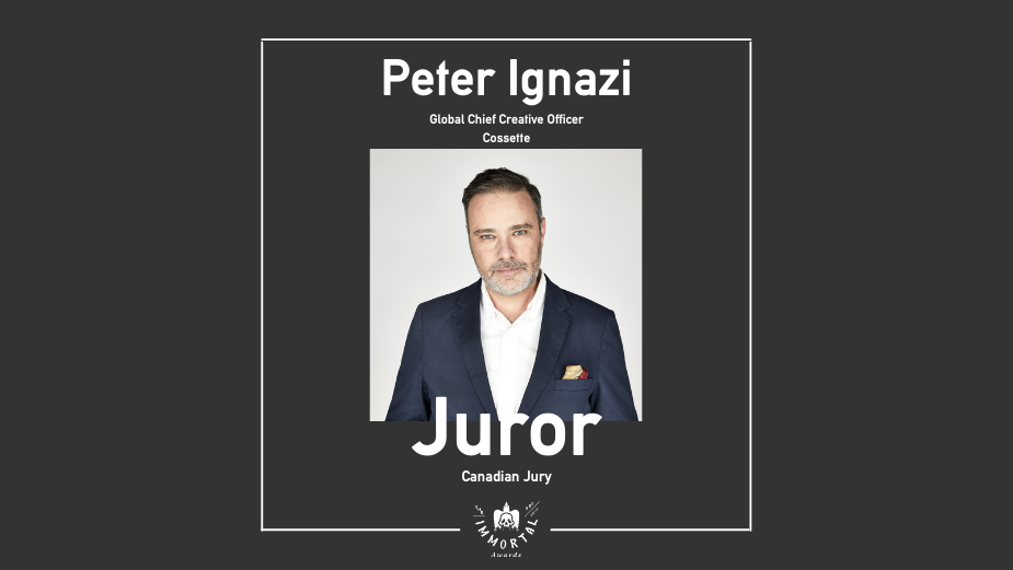 Cossette's Peter Ignazi Joins The Immortal Awards Jury