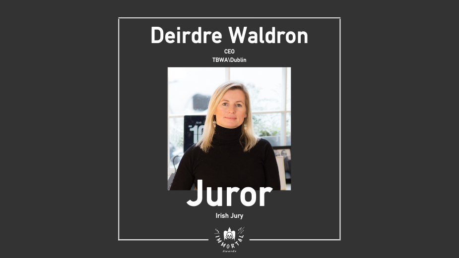 TBWA\Dublin's Deirdre Waldron Joins The Immortal Awards Jury