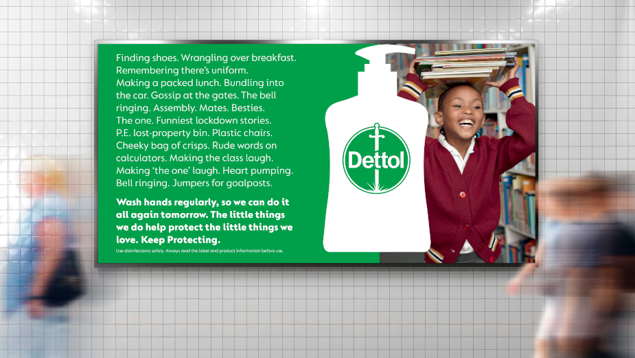 Dettol's Advisory Spot Continues to Keep the UK Protected