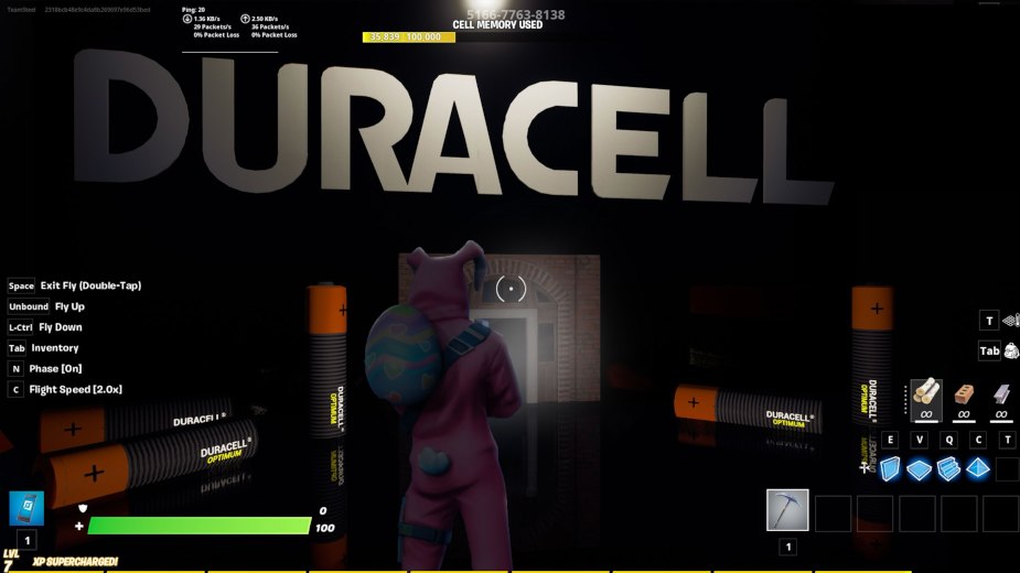 Duracell Plunges Fortnite into Darkness for Optimum Speed Run Experience 