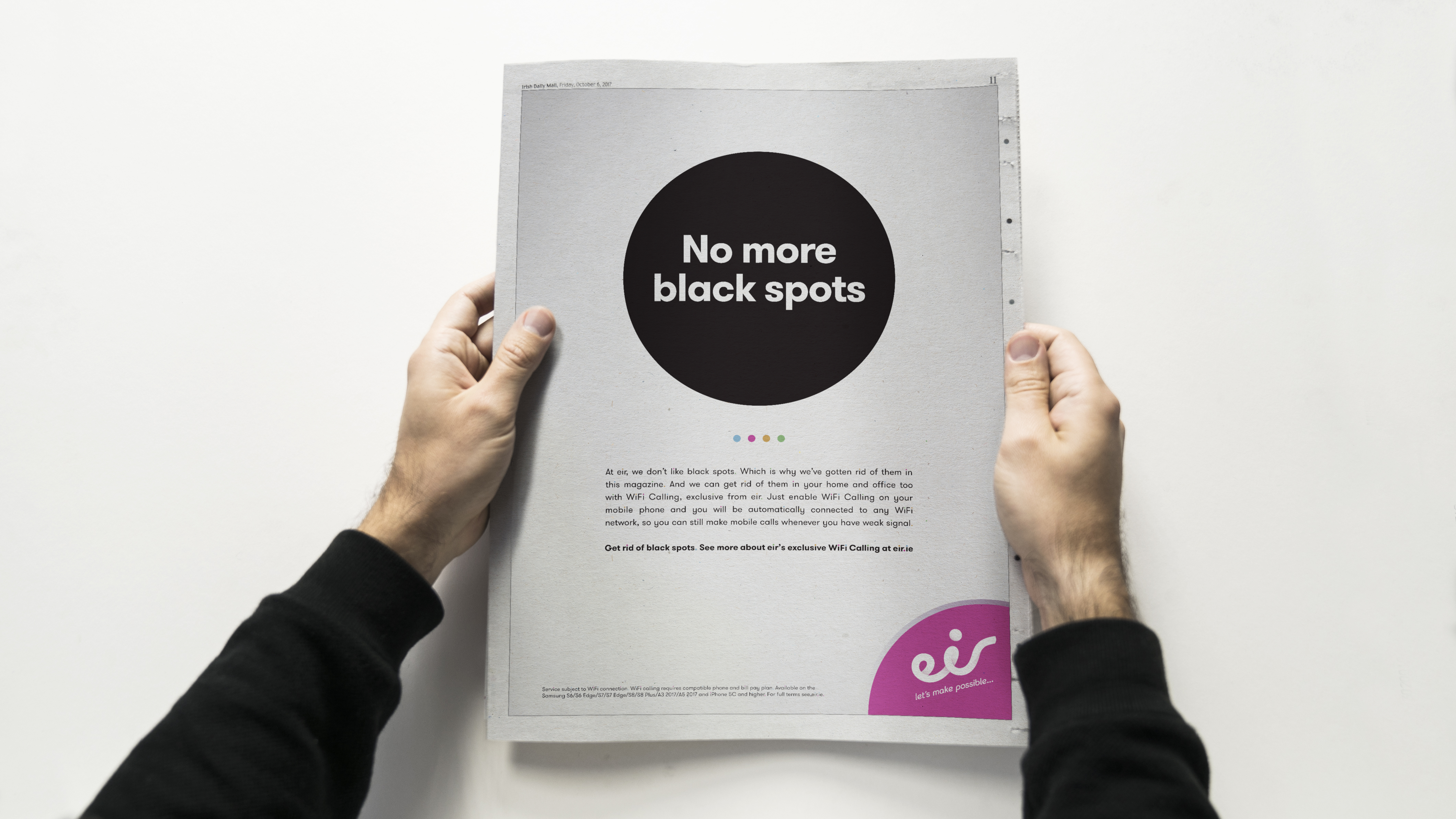ROTHCO and eir Remove All Black Spots in National Magazine Takeover 