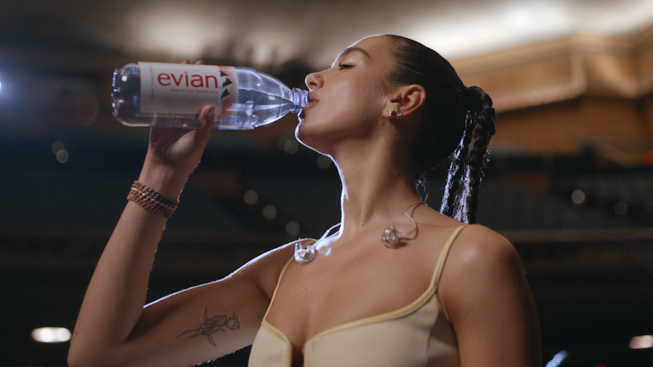 Dua Lipa Takes on Her Truest Form for Global Evian Campaign 