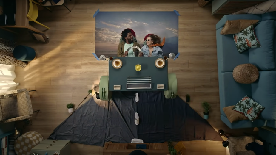 Take a Stop Motion Vacation Around the Living Room with Expedia