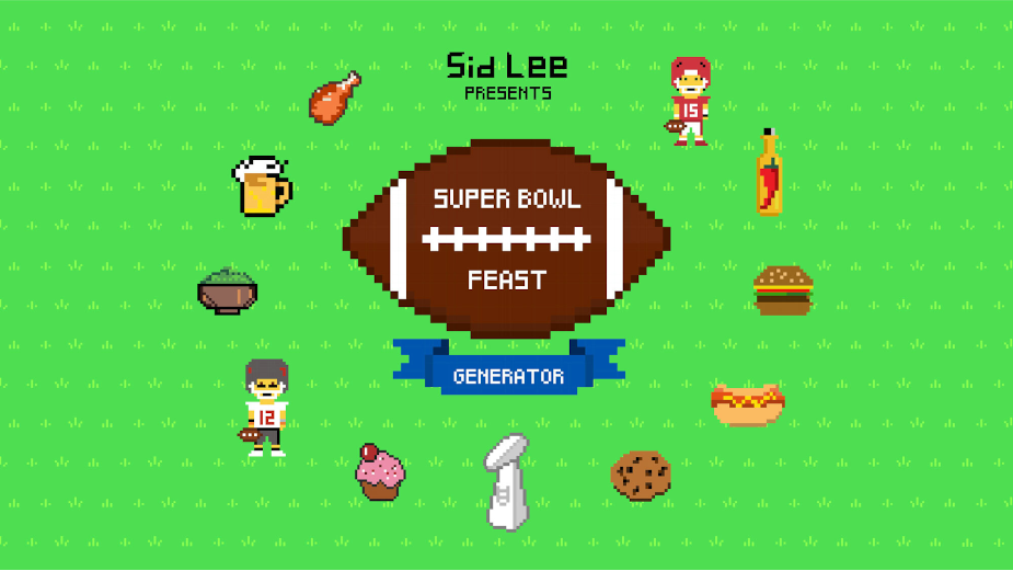 Sid Lee Inspires Food for Fans with Innovative Super Bowl Feast Generator